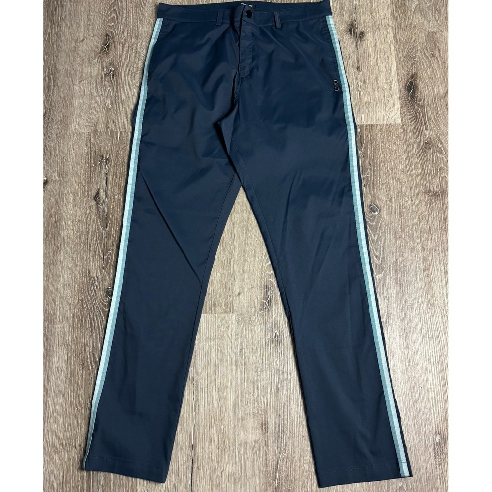 Ron Dorff Sports Chino Pants Men's M‎ Navy Seam Stripe 16PT145S Pants